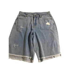 Future Collective Slightly Distressed Bermudas with Alain Noelle New Size 8